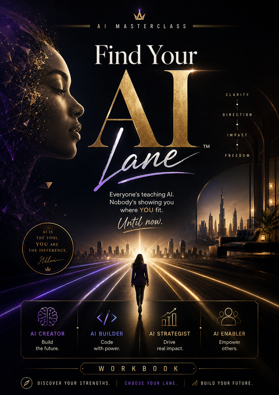 Find Your AI Lane workbook cover